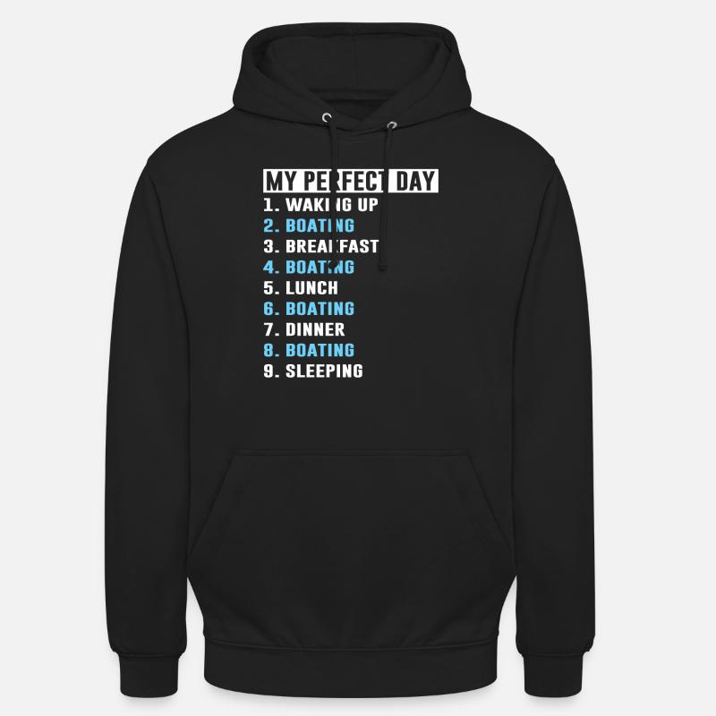 Bootsboot Geschenk - Unisex Hoodie - Schwarz