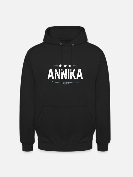 Annika - Unisex Hoodie - Schwarz