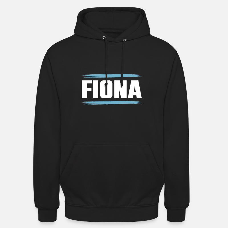 Fiona - Sweat-shirt à capuche unisexe - noir