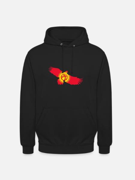 Kyrgyzstan flag, gift - Unisex Hoodie - black