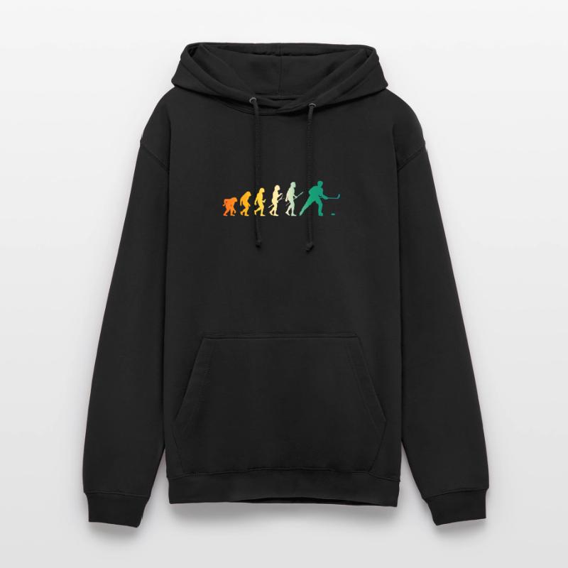 Eishockeyspieler Evolution Eishockey Unisex Hoodie