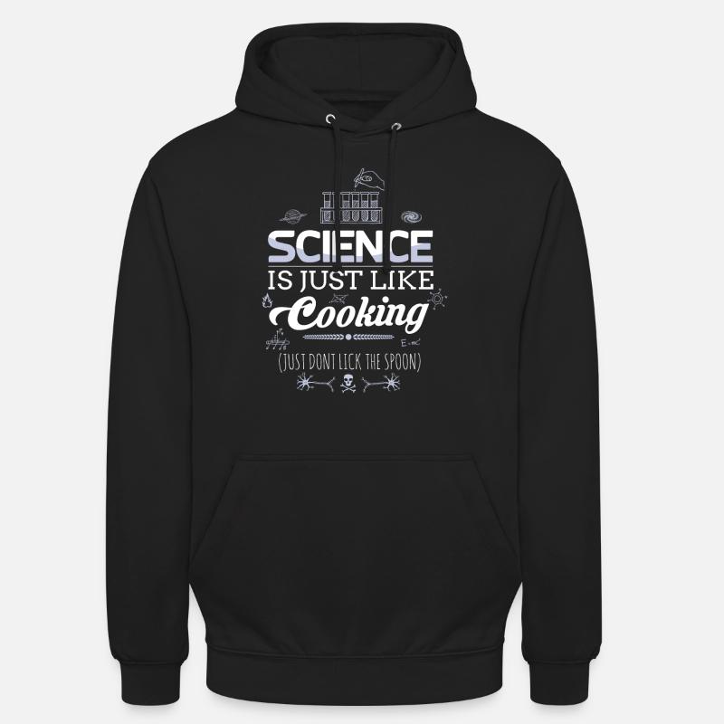 Nerd Science Geek - Sweat-shirt à capuche unisexe - noir