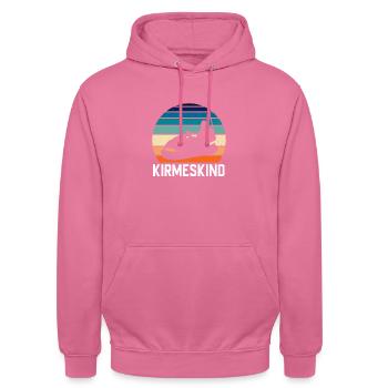 Cadeau de fête foraine et fête foraine - Sweat-shirt à capuche unisexe - rose - Devant - Alina (178cm) & Michal (187cm)