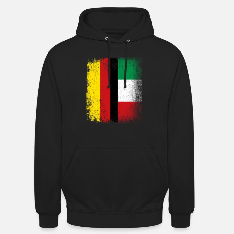 Italy Germany gift idea - Unisex Hoodie - black