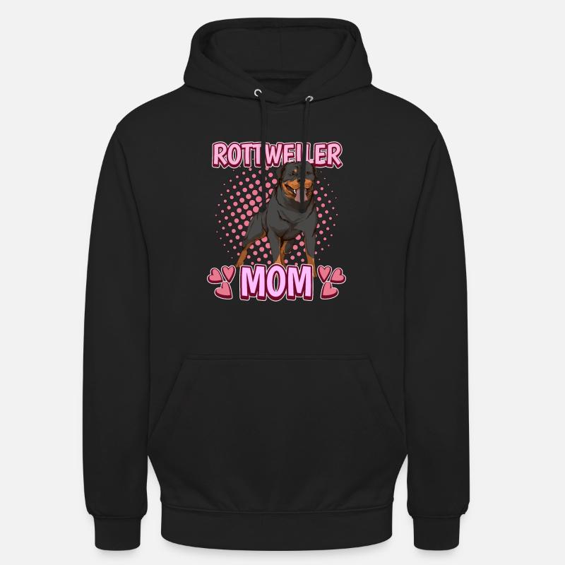 La mère de Rottweiler - Sweat-shirt à capuche unisexe - noir