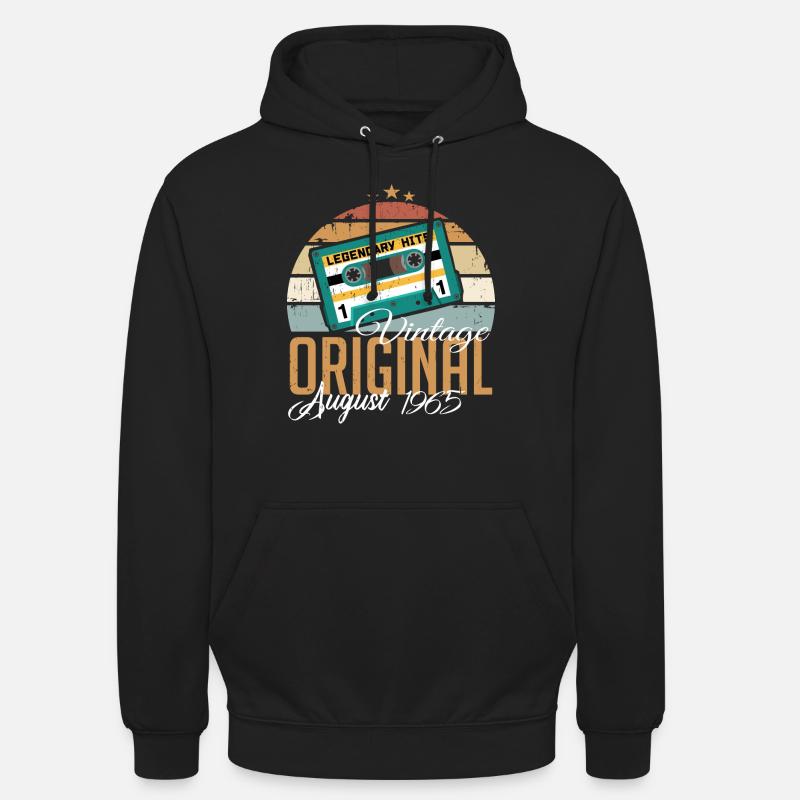 August 1965 Jubilee 1965 Legends August - Unisex Hoodie - black