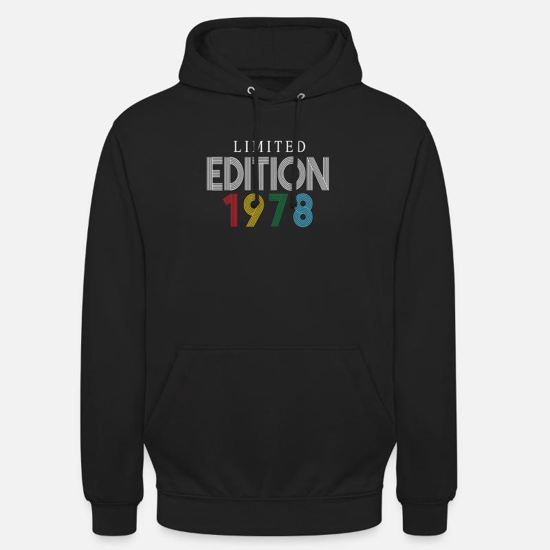 Édition limitée 1978 - Sweat-shirt à capuche unisexe - noir