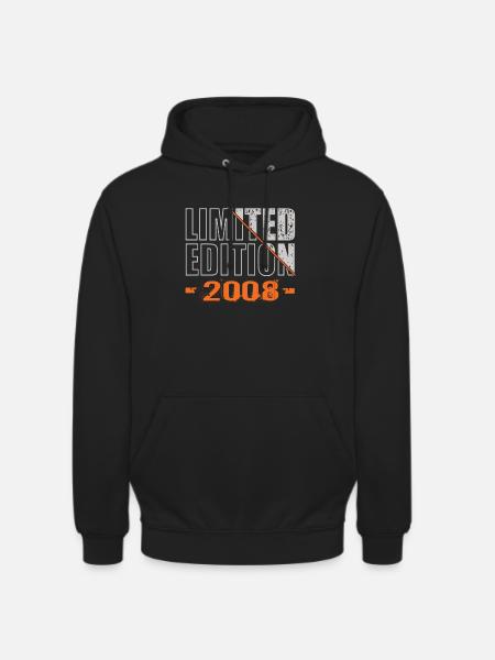 Édition limitée 2008 - Sweat-shirt à capuche unisexe - noir