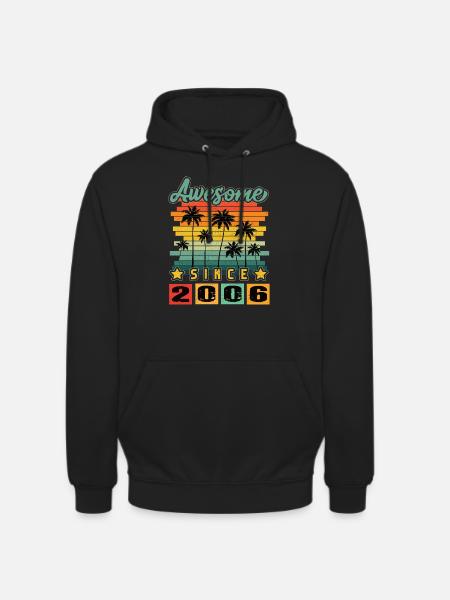 Awesome Since 2006 - Unisex Hoodie - black