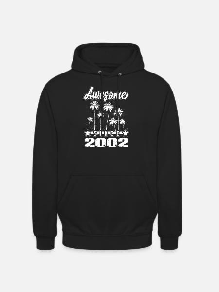 Awesome Since 2002 - Unisex Hoodie - black