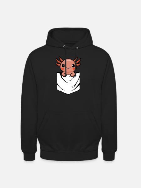 Anime Axlotl - Unisex Hoodie - black