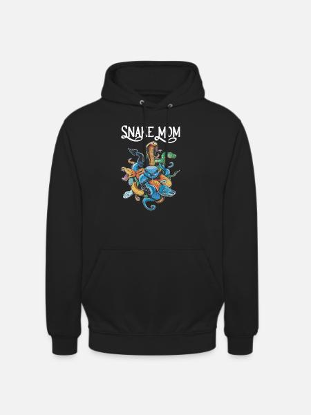 Snake Mom - Unisex Hoodie - black