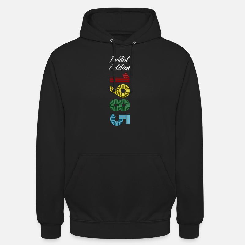 Édition limitée 1985 - Sweat-shirt à capuche unisexe - noir