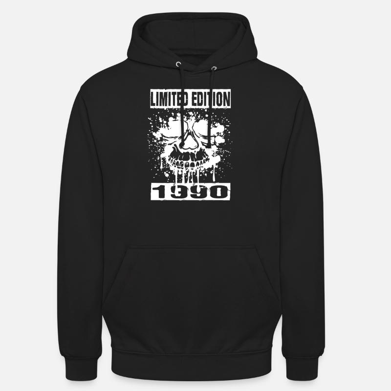 Édition limitée 1990 - Sweat-shirt à capuche unisexe - noir