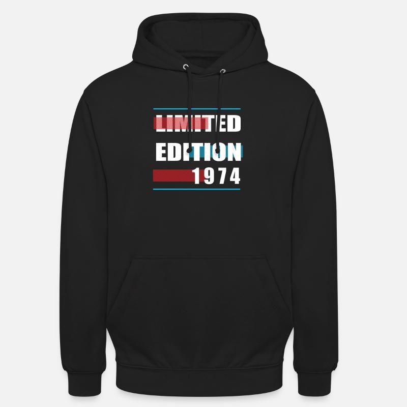 Édition limitée 1974 - Sweat-shirt à capuche unisexe - noir