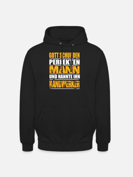 Handwerker - Unisex Hoodie - Schwarz