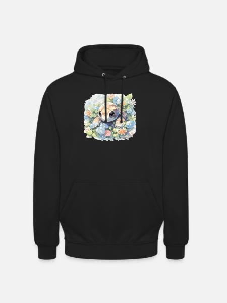 Turtle Lizard Turtle Baby Turtles - Unisex Hoodie - black