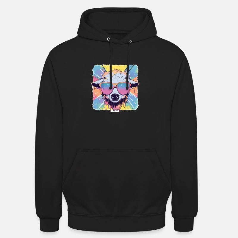 Schaf Schäfer Schäffschen Landwirtschaft - Sweat-shirt à capuche unisexe - noir