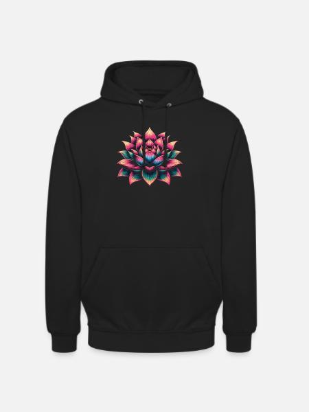 Lotus Flower - Unisex Hoodie - black