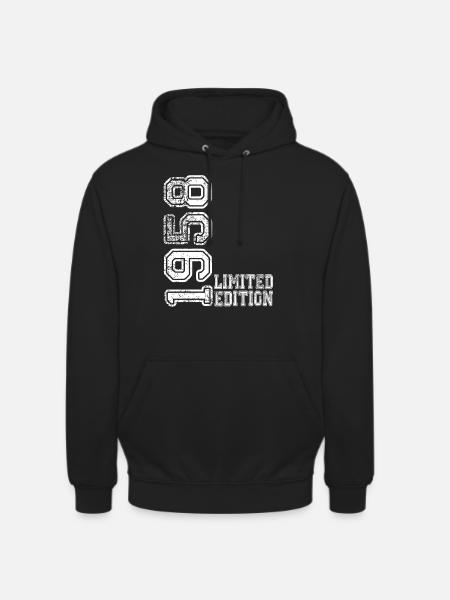 Limited Edition 1958 - Unisex Hoodie - Schwarz