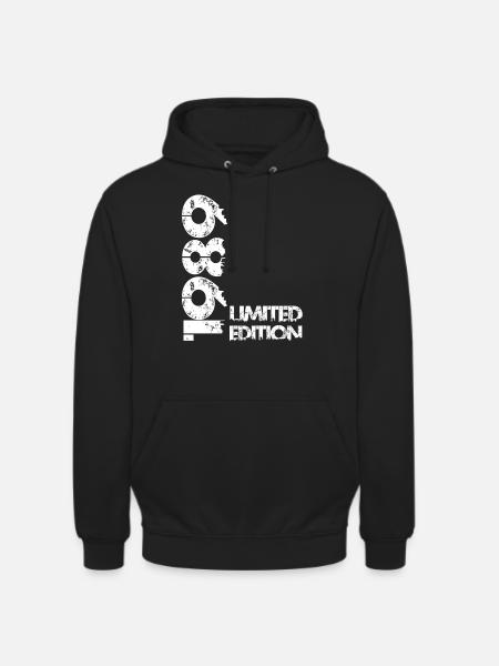 Édition limitée 1989 - Sweat-shirt à capuche unisexe - noir