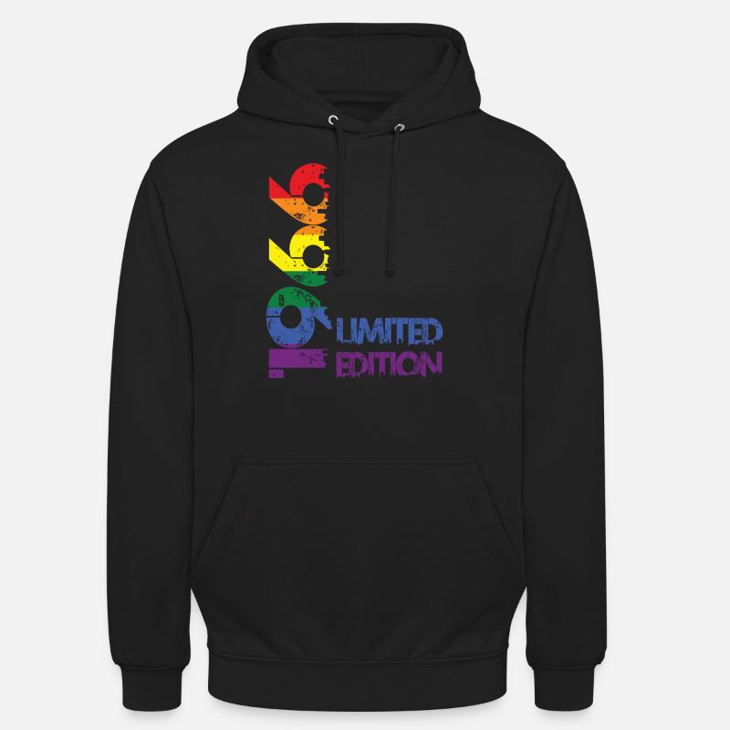 Édition limitée 1966 - Sweat-shirt à capuche unisexe - noir