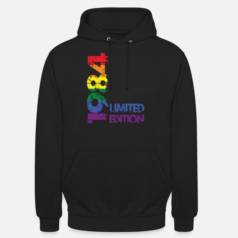 Édition limitée 1984 - Sweat-shirt à capuche unisexe - noir