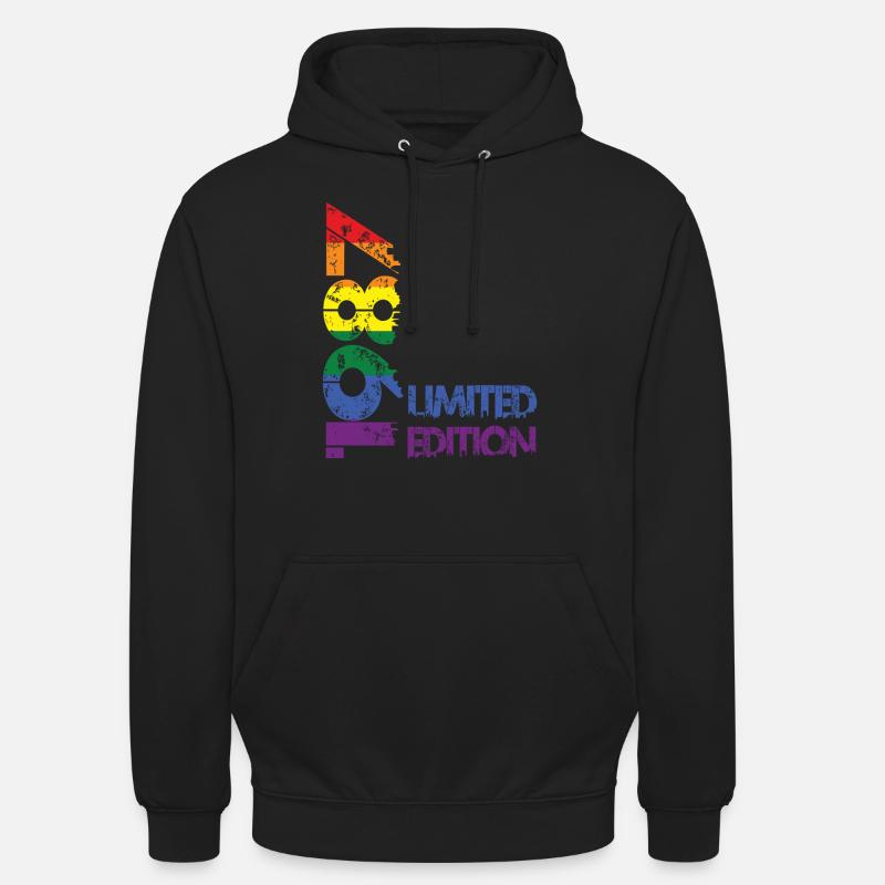Édition limitée 1987 - Sweat-shirt à capuche unisexe - noir