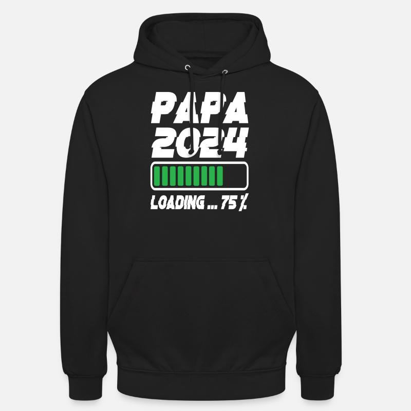 Papa 2024 Loading - Unisex Hoodie - black