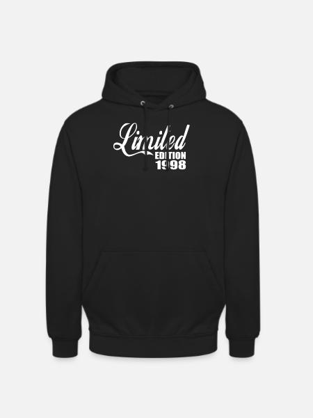 Édition limitée 1998 - Sweat-shirt à capuche unisexe - noir