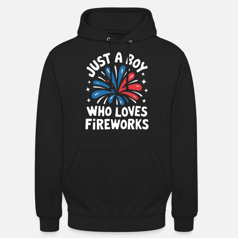 Pyrotechnie Feux d’artifice Pyrotechnie - Sweat-shirt à capuche unisexe - noir