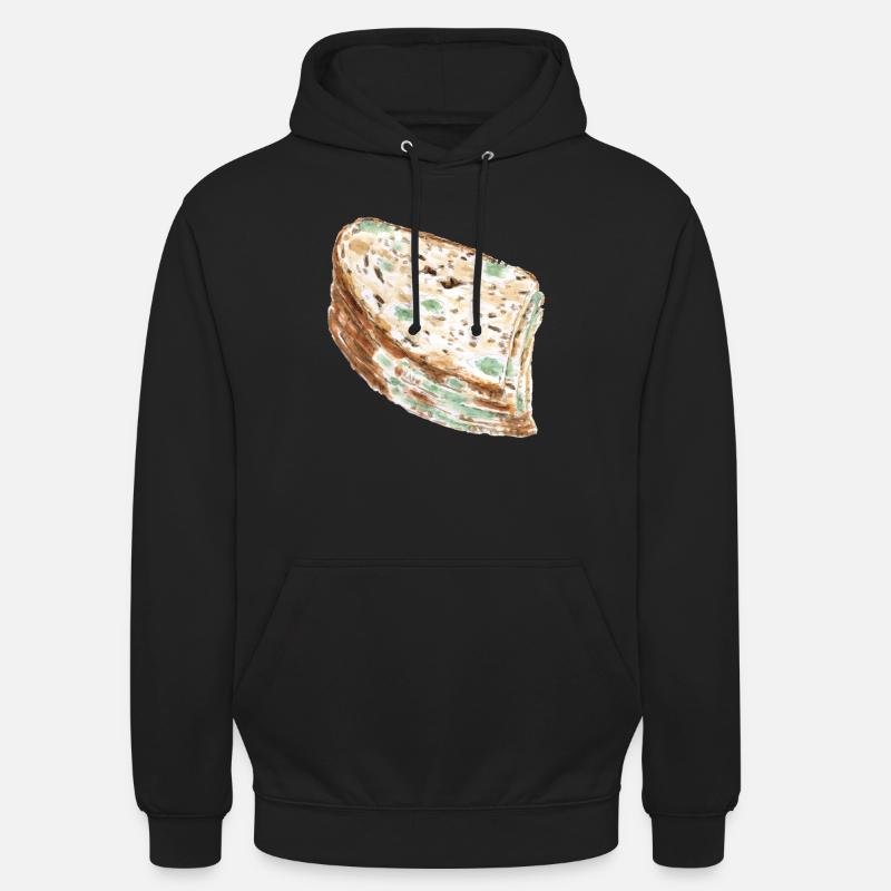 Moisis pain / champignons / champignons - Sweat-shirt à capuche unisexe - noir