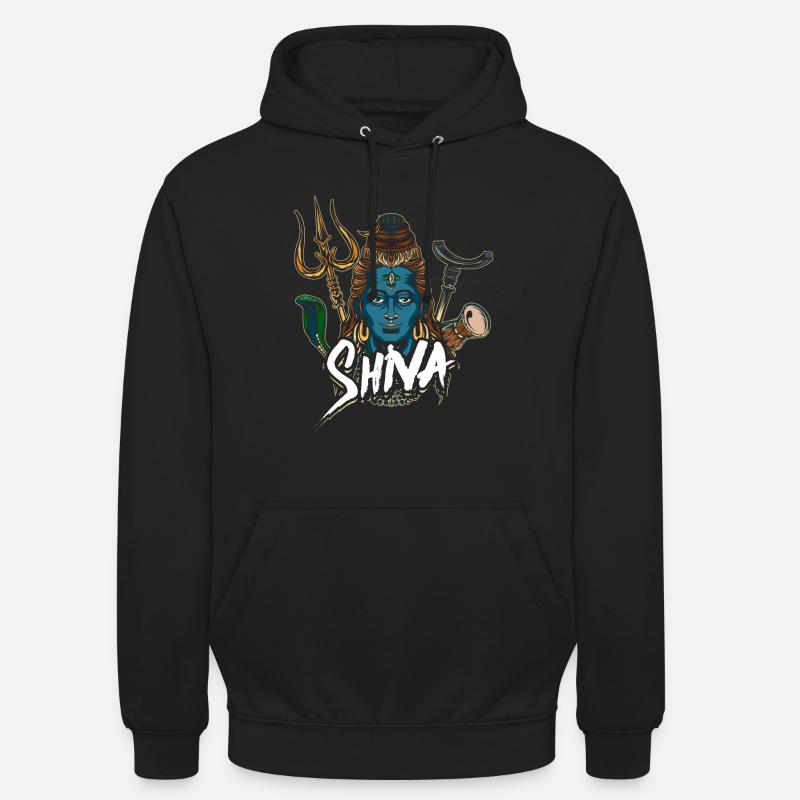 Don de divinité hindouisme Shiva - Sweat-shirt à capuche unisexe - noir