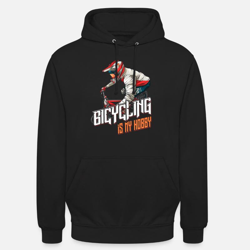 Vélo VTT VTT VTT - Sweat-shirt à capuche unisexe - noir