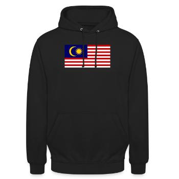 MALAISIE CHEMISE - Sweat-shirt à capuche unisexe - noir - Devant - Alina (178cm) & Michal (187cm)