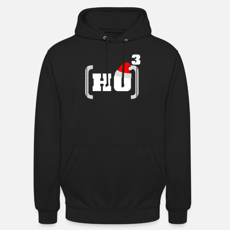 Hohoho Maths Christmas - Unisex Hoodie - Schwarz
