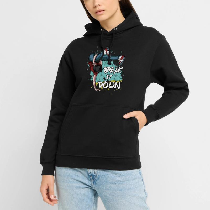 Breakdance Break It Down | Breakdancing Geschenk Unisex Hoodie