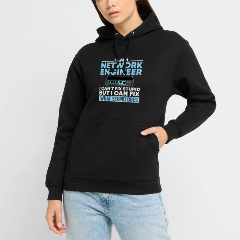 Network Technician Computer Science Network Technk IT Unisex Hoodie