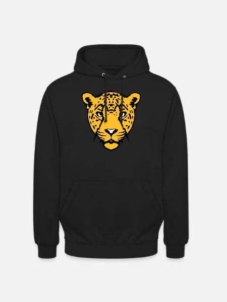 cheetah wild animal 18 - Unisex Hoodie - black