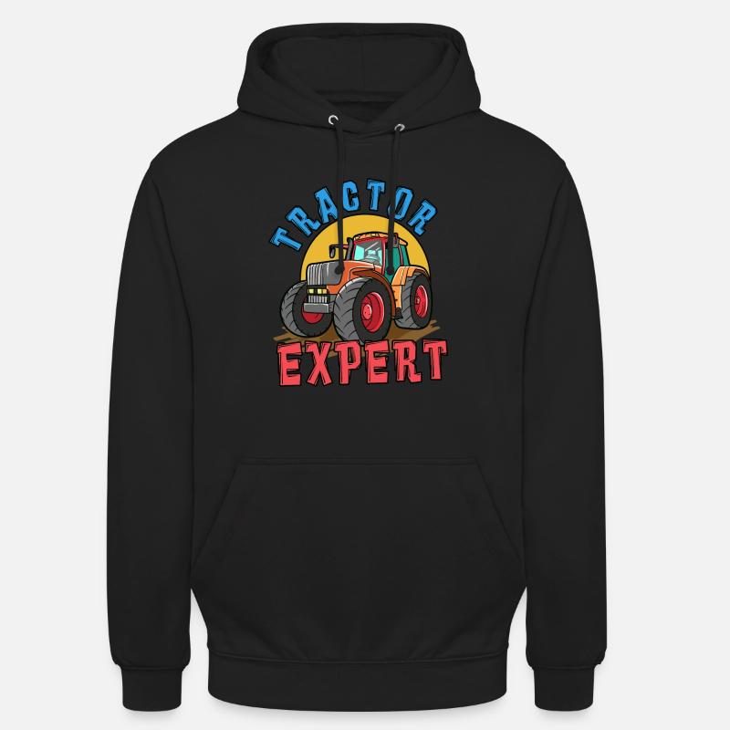 Tractor Lover Funny Tractor Gift - Sweat-shirt à capuche unisexe - noir