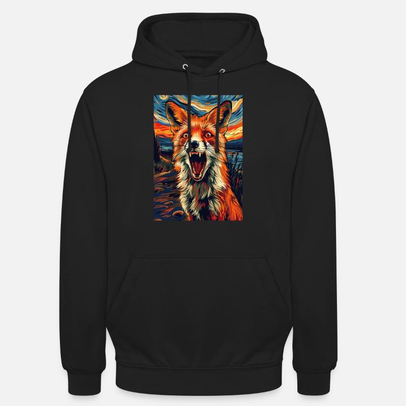 Fuchs - Unisex Hoodie - Schwarz