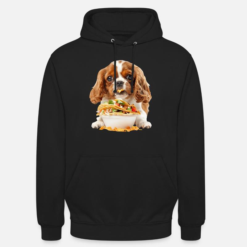 Cavalier King Spaniel - Sweat-shirt à capuche unisexe - noir