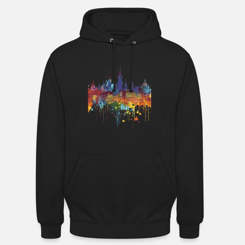 Stargard - Sweat-shirt à capuche unisexe - noir