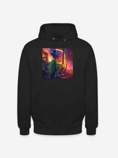 Sittiche - Unisex Hoodie - Schwarz