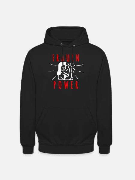 Frauen Power - Unisex Hoodie - Schwarz