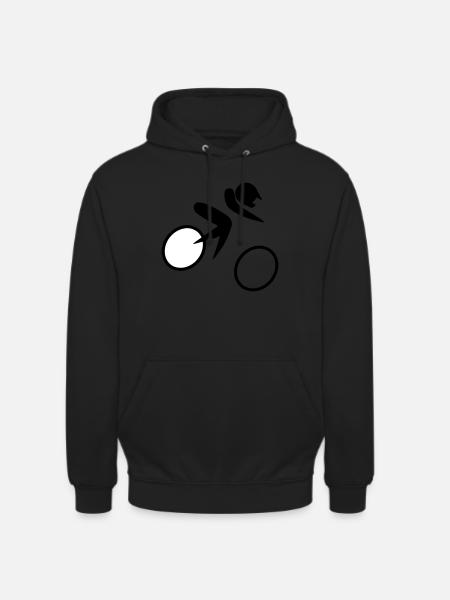 Off-road bicycle races - Unisex Hoodie - black