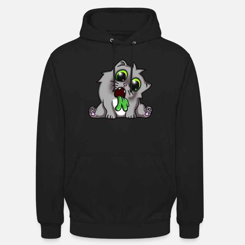 Chatte chatte chat - Sweat-shirt à capuche unisexe - noir