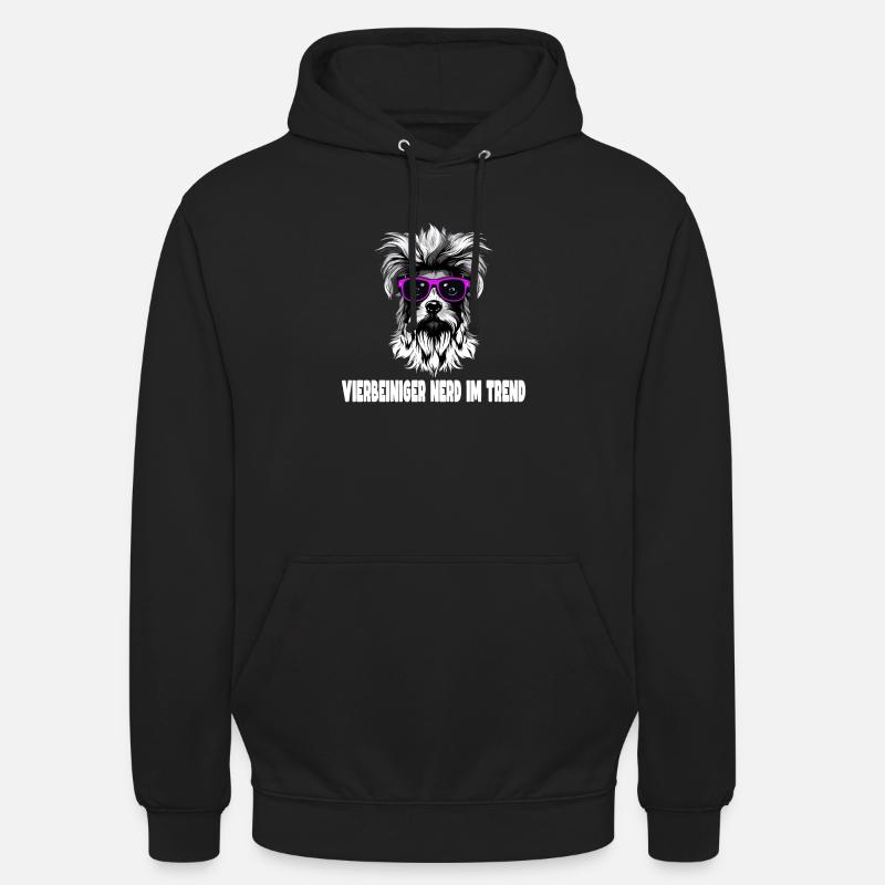 Conception pour chien - Sweat-shirt à capuche unisexe - noir