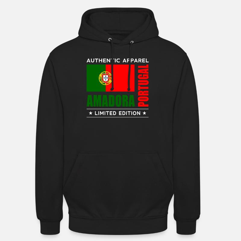 Amadora - Sweat-shirt à capuche unisexe - noir