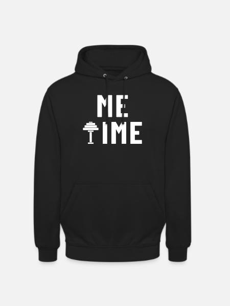 Me Time Dumbbell Gym - Unisex Hoodie - black
